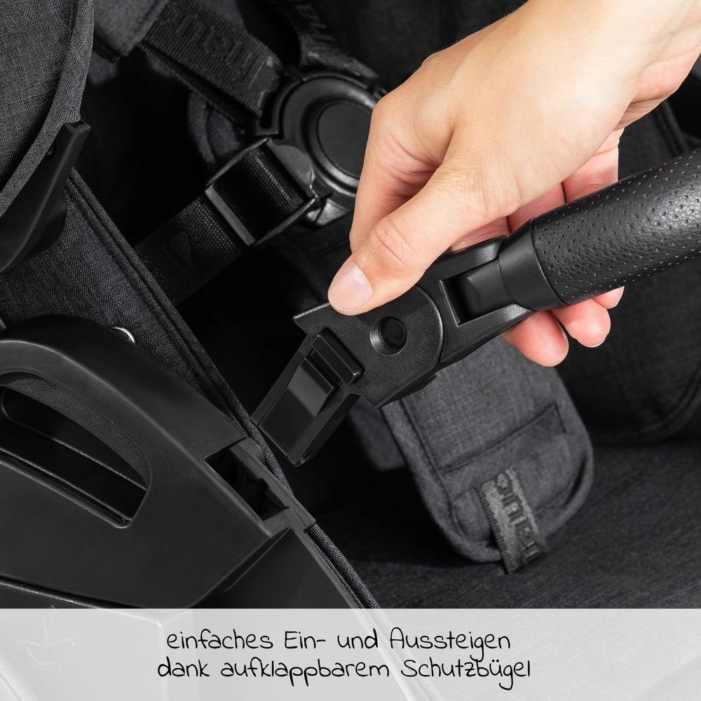 Kombi-Kinderwagen Vision X Duoset Black - Melange Black