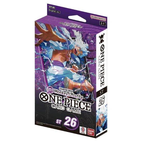 One Piece Card Game: Starter Deck Purple/Black Monkey D. Luffy [ST-26]