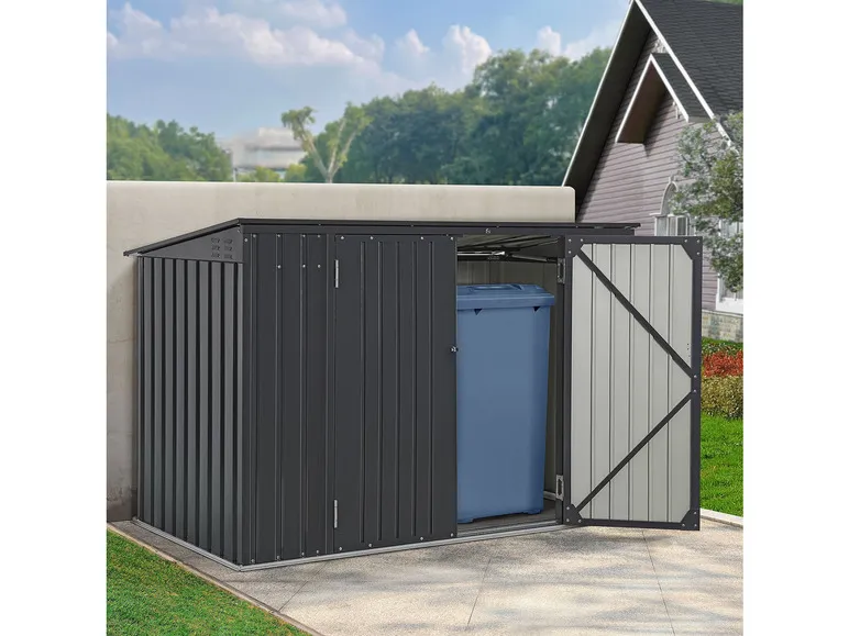 Afvalcontainerberging ?Namen? met 2 afsluitbare deuren