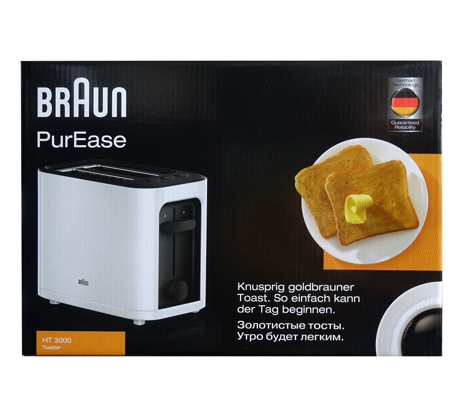 Toaster Braun HT3000 Toaster weiß