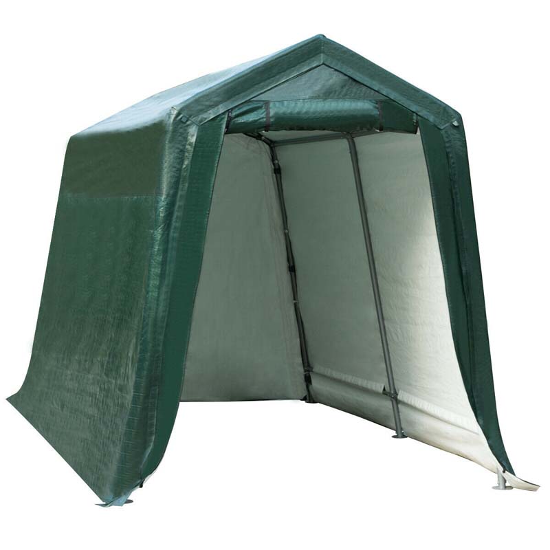 7 X 12 Ft Outdoor Patio Steel Carport Canopy Tent Storage Shelter Garage Shed For Motorcycle Atv Car Bike