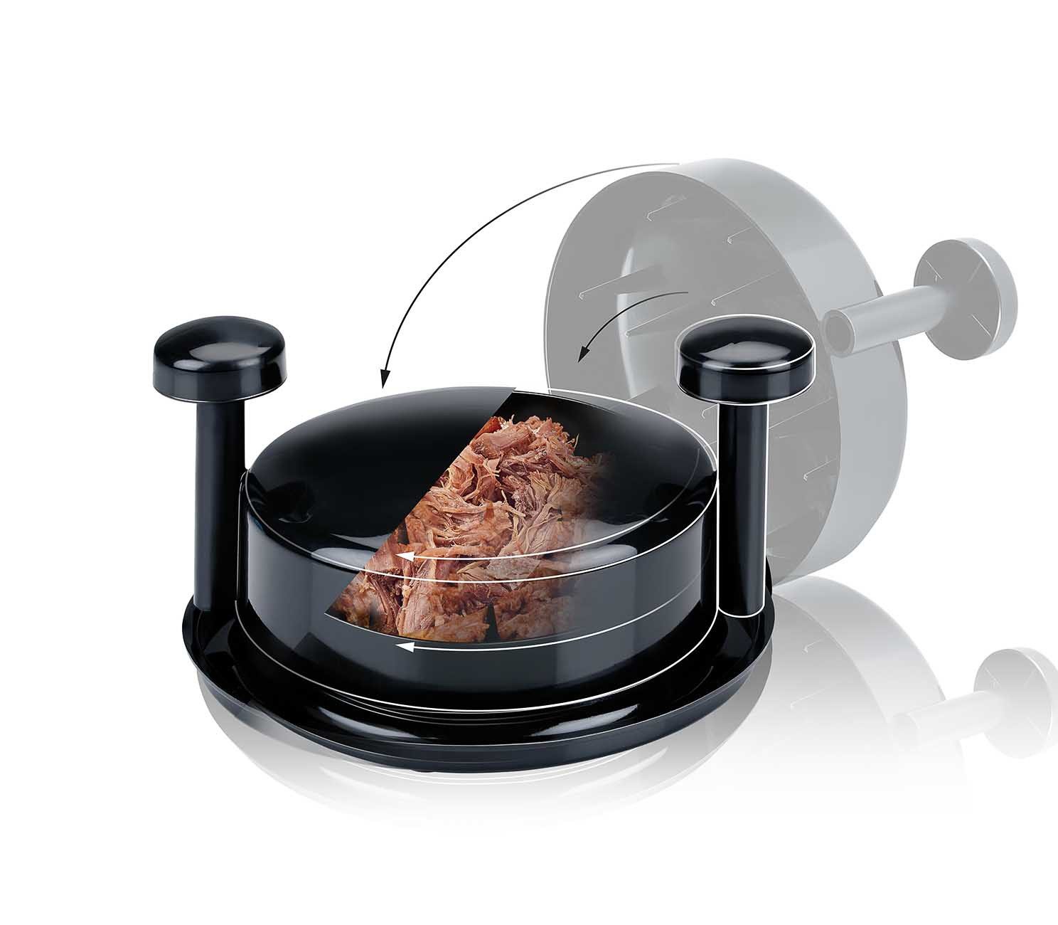 Fleischwolf Fleisch zerkleinerer manuell drehbar