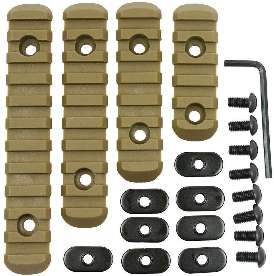 4-Pack Polymer Rail Section Kit Handguard L2 L3 L4 L5 Sizes