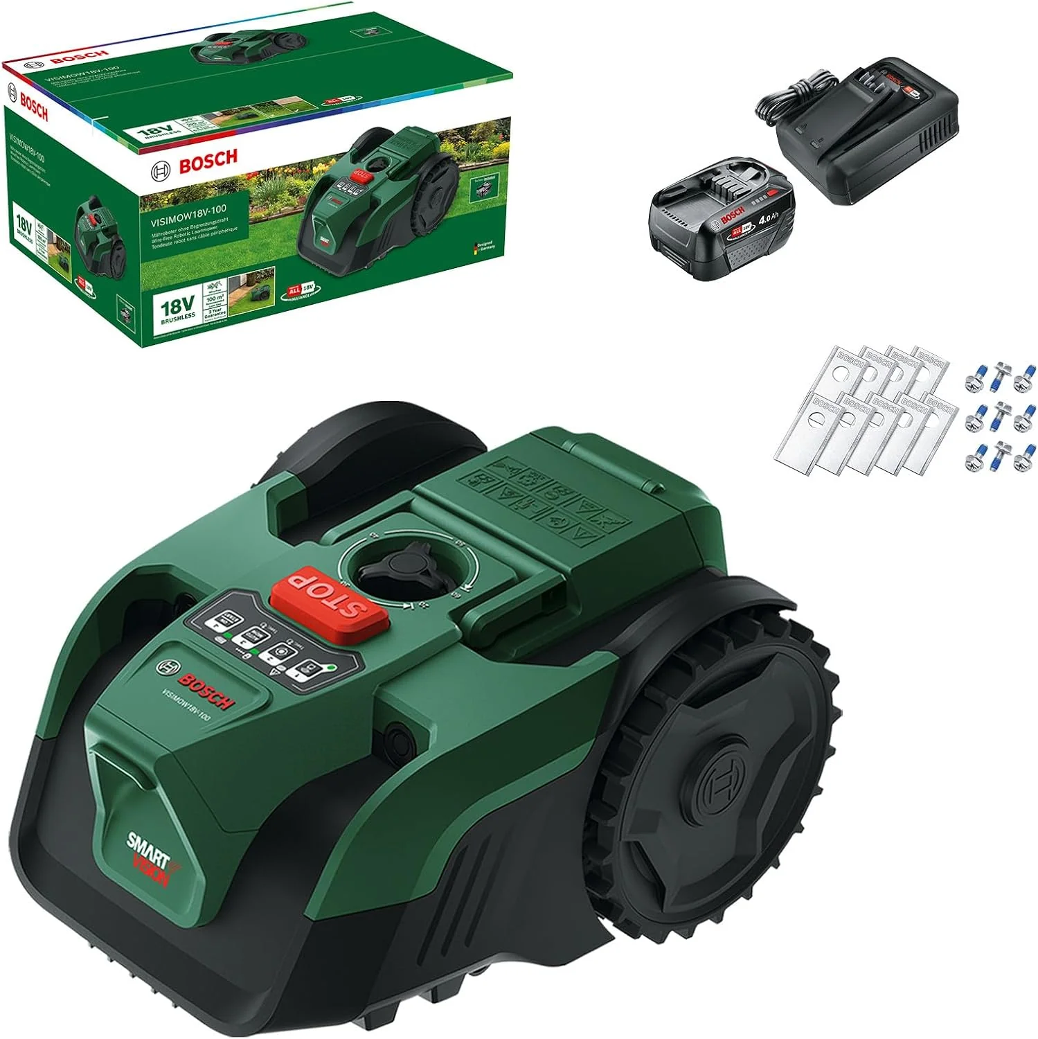 Bosch Akku-Mähroboter VISIMOW18V-100
