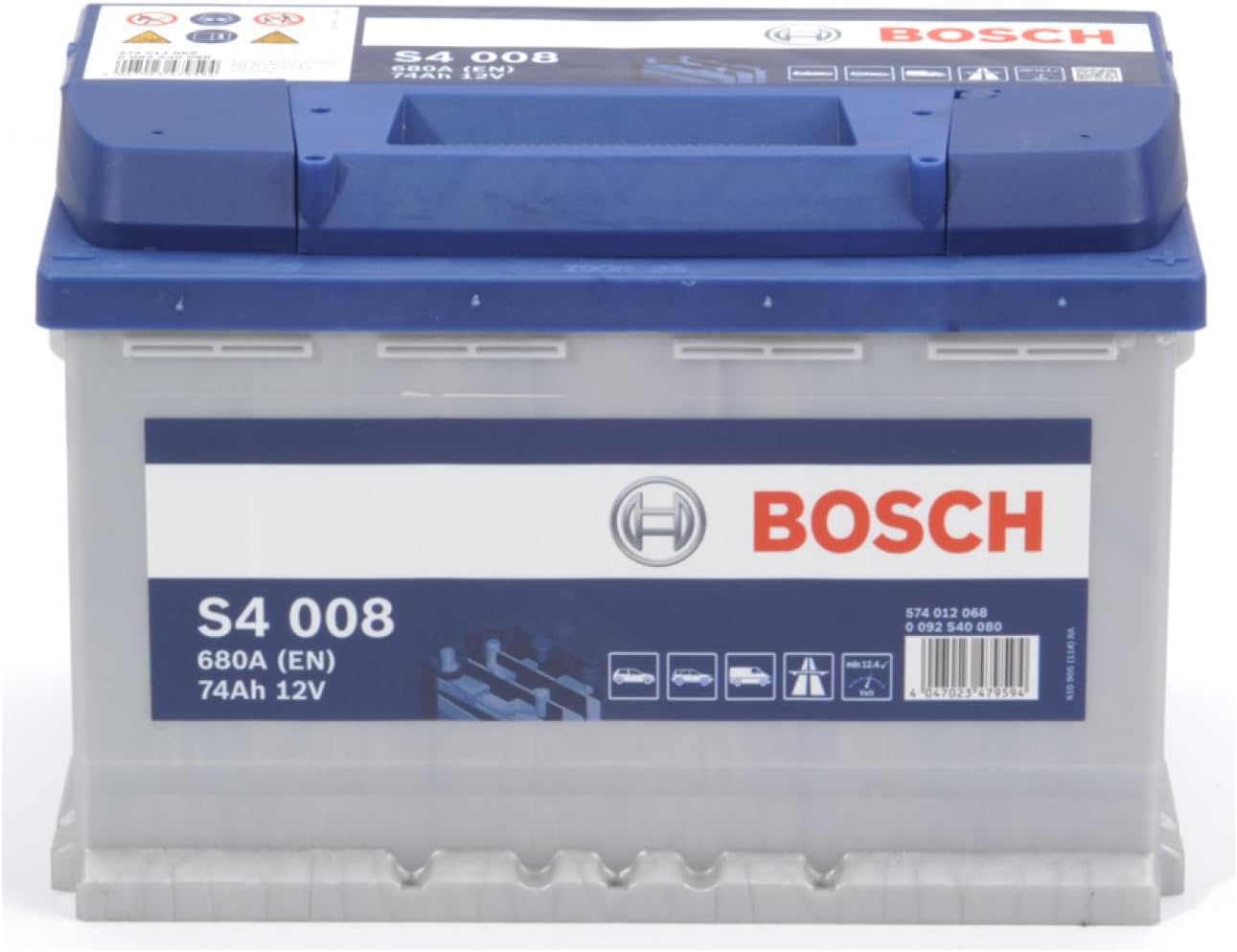 Bosch 0092S40080 Batteria Avviamento, 17,5 x 19 x 27,8 cm