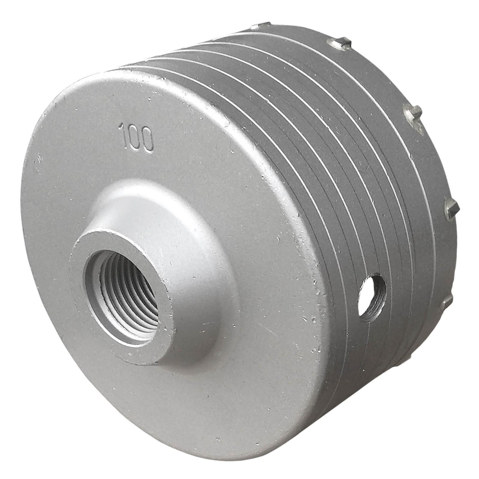 Luftentfeuchter 100 mm Hartmetall-Hohlbohrkrone inkl. SDS Aufnahmeschaft