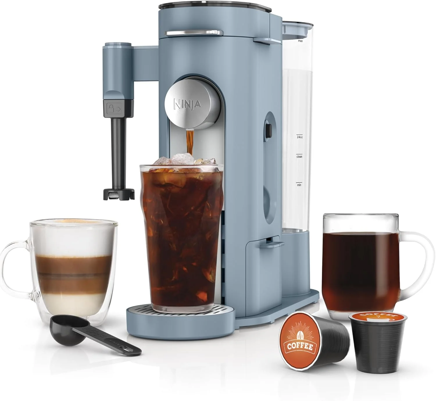 Ninja | Coffee Maker | Single Cup | Brews with pods and grounds | K-Cup compatible | 4 brewing methods