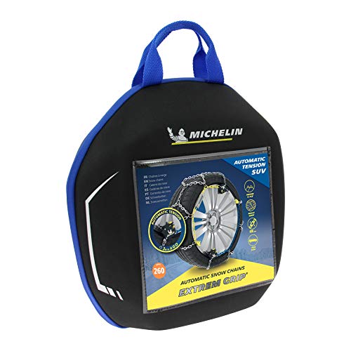 MICHELIN Cadenas de Nieve Extrem Grip Automatic, Especiales para todoterrenos, 4x4, autocaravanas y vehículos utilitarios, N°260 : Amazon.it: Auto e Moto