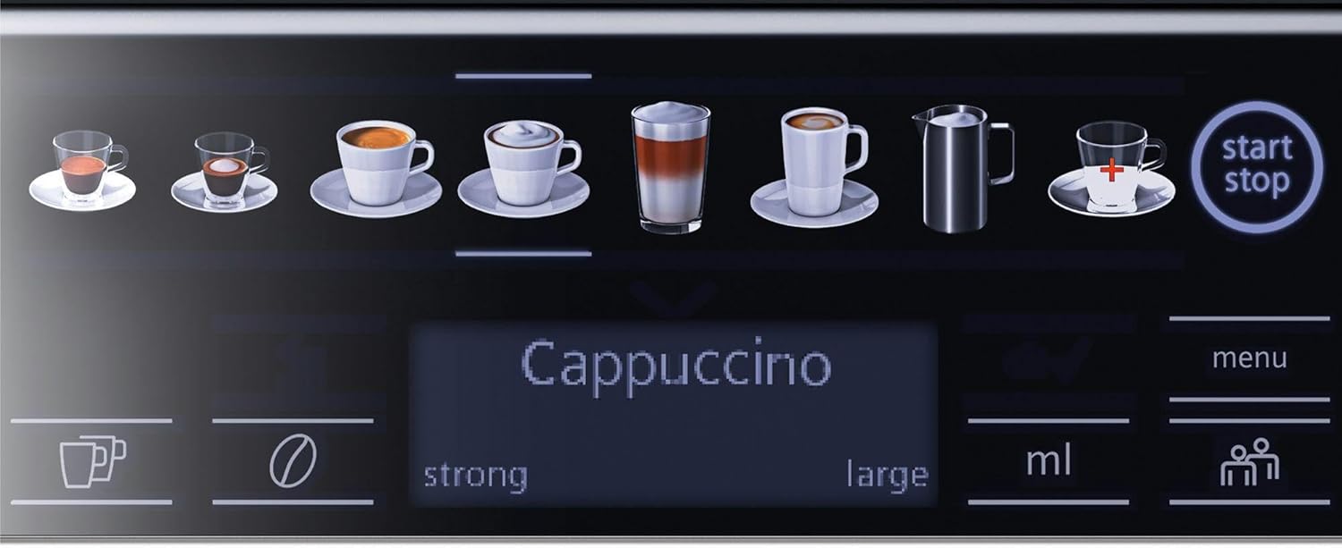 Siemens EQ6 Plus TE654319RW- Espressomachine - Antraciet, Schwarz