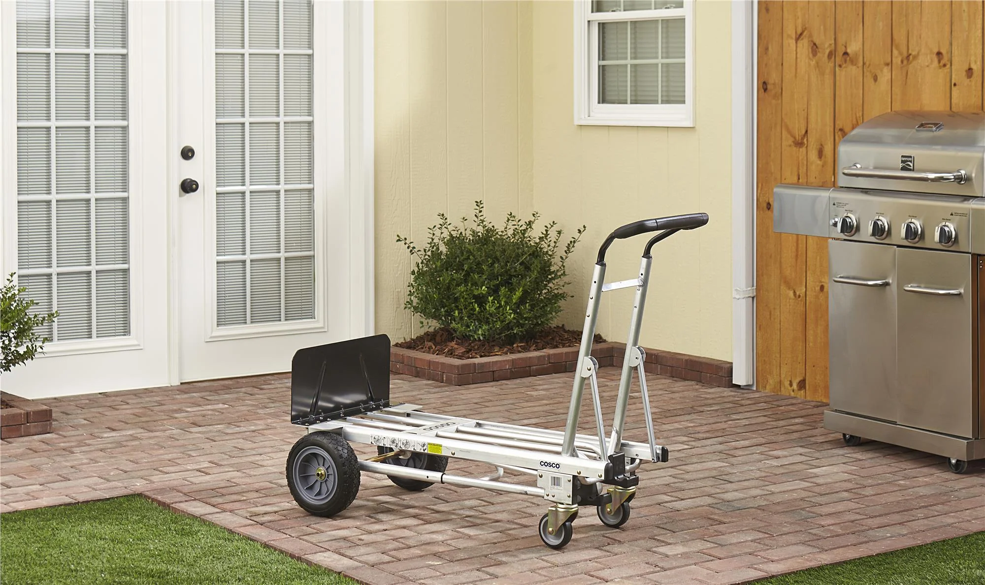 Cosco 3-in-1 Assist Series Hand Truck/Assisted Hand Truck/Cart with flat-free wheels
