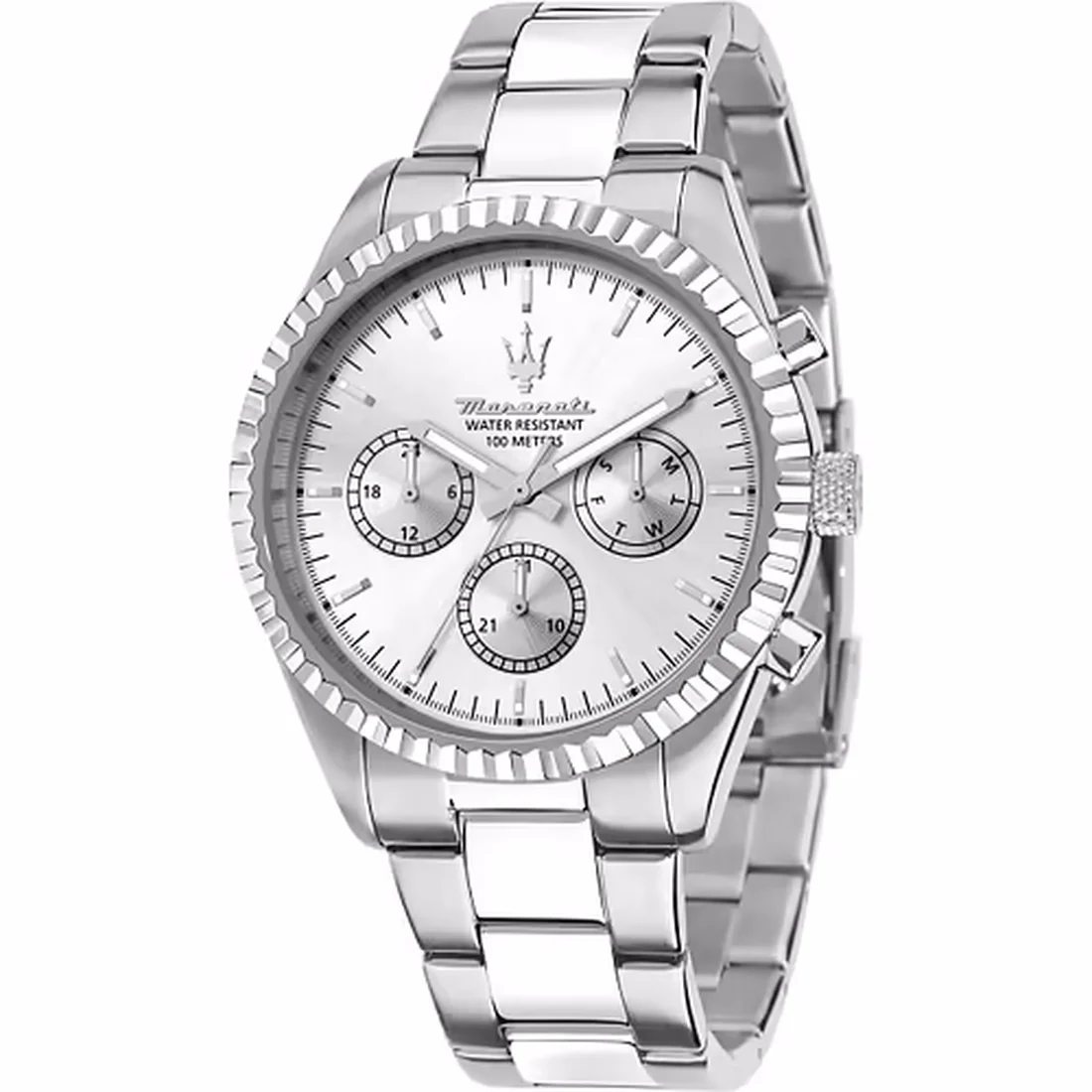 Orologio Maserati Competizione acciaio quadrante silver R8853100041
