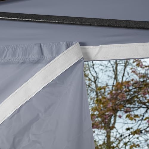 All Seasons Gazebos Gazebo pop up 3x3m completamente impermeabile con 4 pareti laterali   Grigio metallizzato : Amazon.it: Giardino e giardinaggio