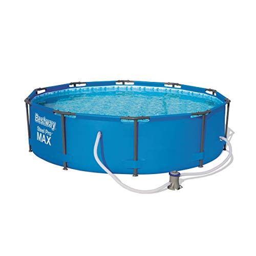 Bestway Steel PRO Max Set Piscina, 4678 Litri, Blu, 305 x 305 x 76 cm : Giardino e giardinaggio