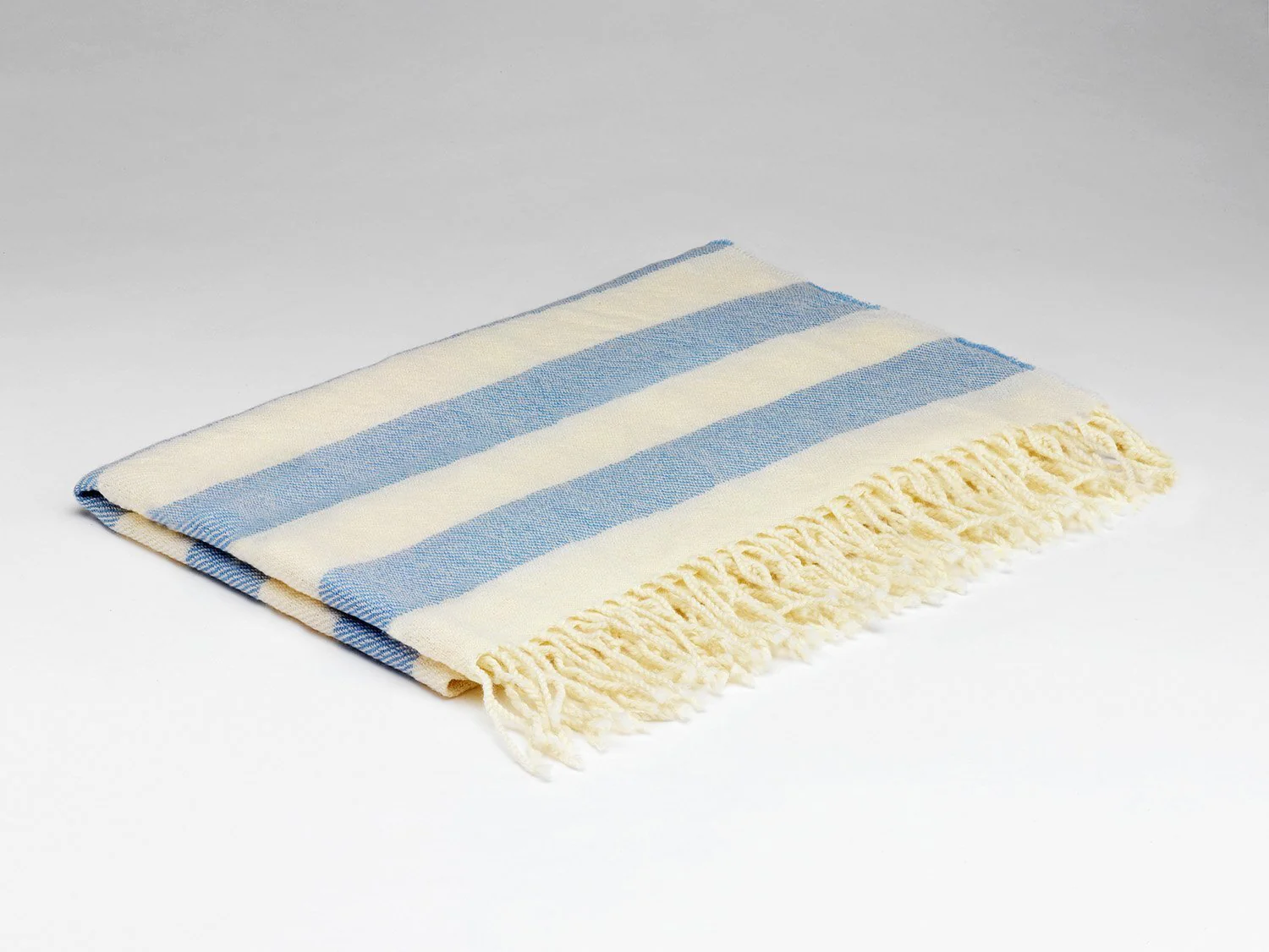 McNutt of Donegal Lambswool Baby Blanket , Blue