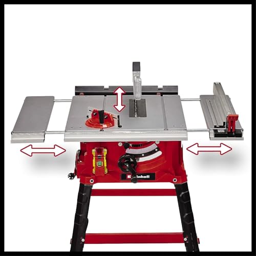 Einhell Sega circolare da banco TC TS 2225 U (max. 2.200 W, avvio graduale, guida parallela/angolare, lama inclinabile, regolazione in altezza fino a 80 mm, prolunghe) : Amazon.it: Fai da te
