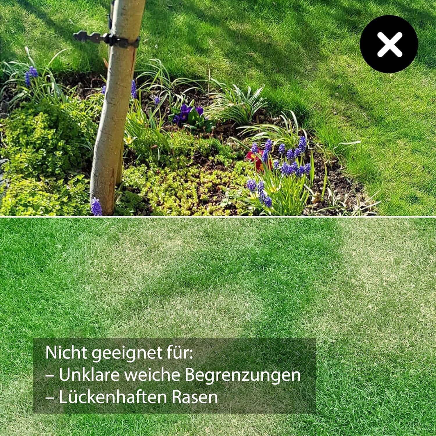 VBRM16 OcuMow Mähroboter kabellos für geeignet für bis zu 150 m2 Selbstfahrender Rasenmäher Roboter Hindernisvermeidung Geraeuscharm mähroboter ohne begrenzungskabel