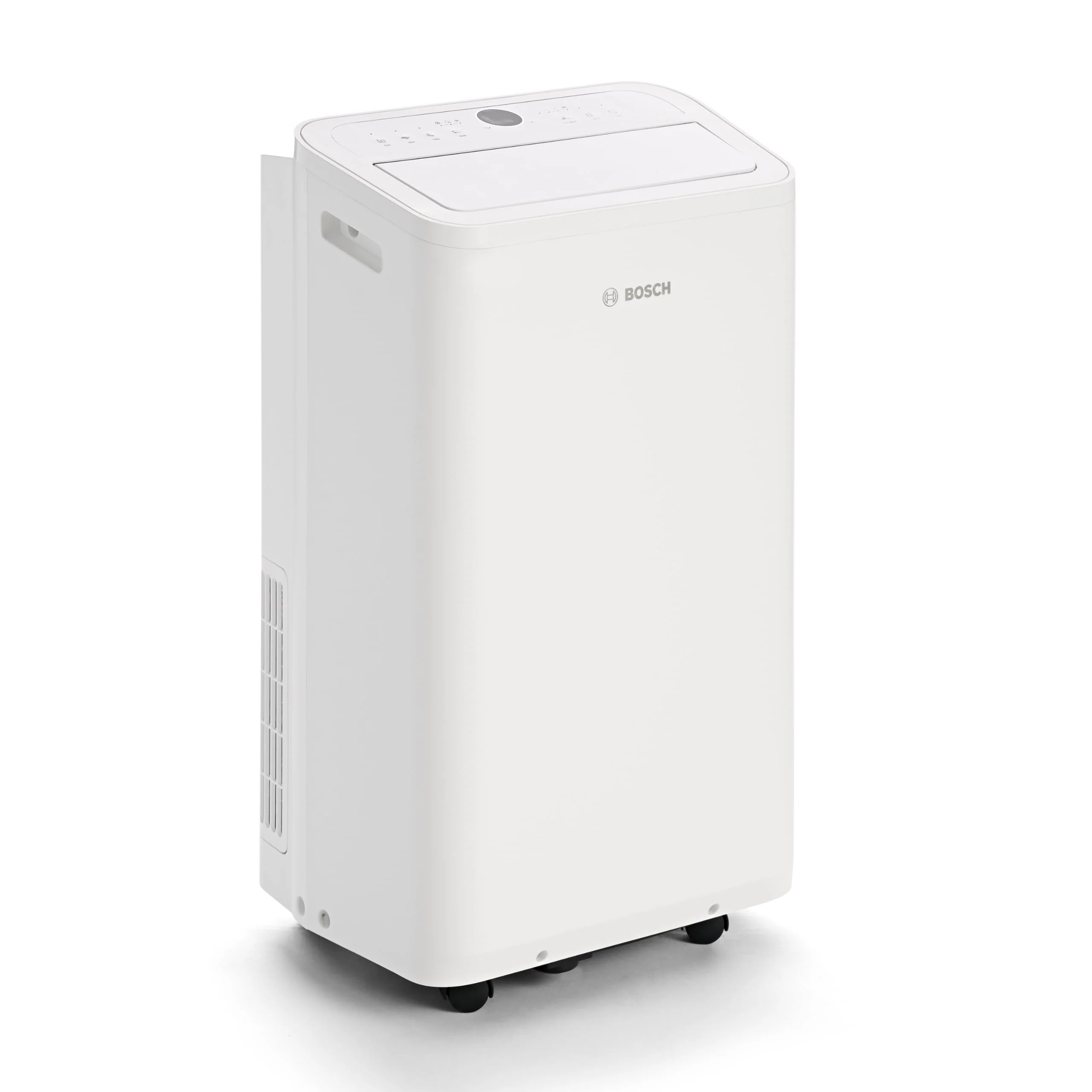 Bosch Cool 5000 Mobiles Klimagerät - 3-in-1 Klimaanlage, Luftentfeuchter, Ventilator - 3,4 kW für Räume bis zu 46 m² - Mit Auto-Modus, Silent-Modus & Sleep-Modus