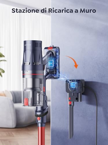 INTETURE Aspirapolvere Senza Fili potente,45Kpa/550W/60Mins Scopa Elettrica Senza Fili con Touchscreen Intelligente e Anti Avvolgimento,Aspirapolvere Senza Fili per Pavimenti/Tappeti/Peli Animali : Amazon.it: Casa e cucina