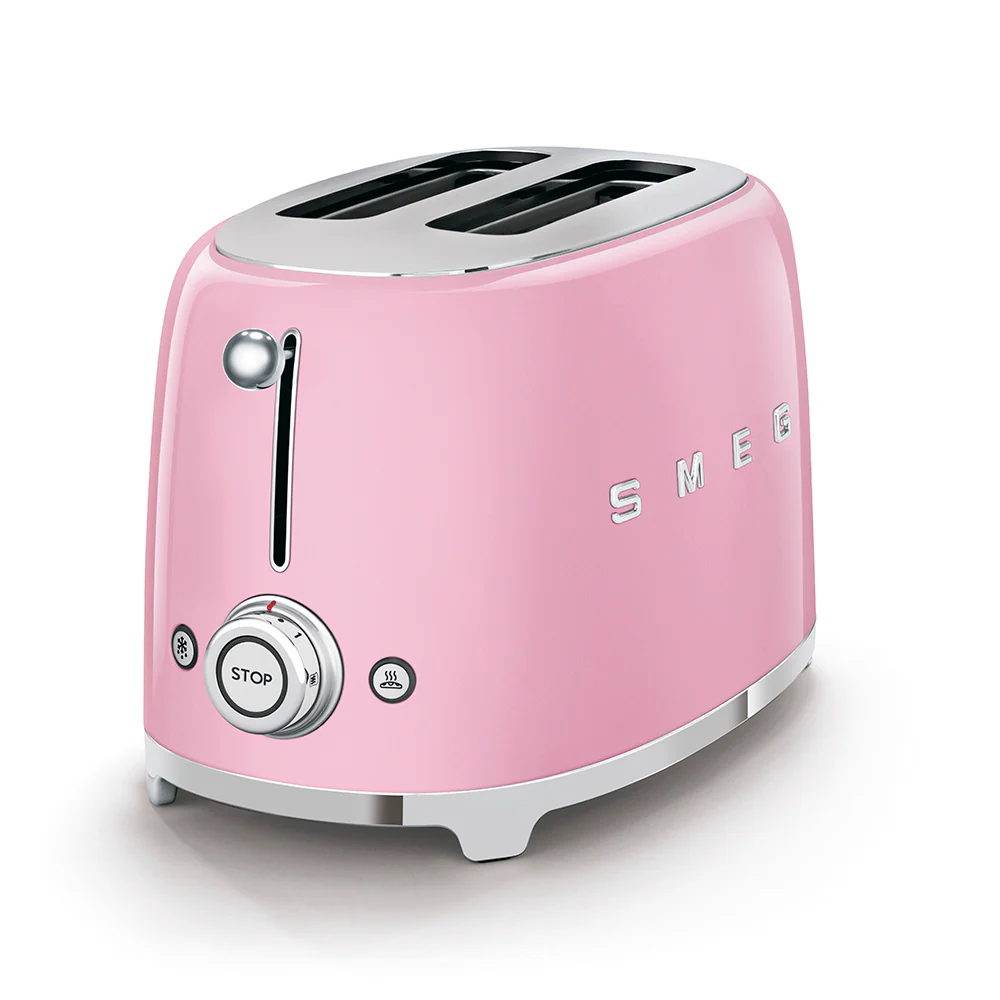 Smeg Tostapane 2 fette Rosa Anni 50 TSF01PKEU