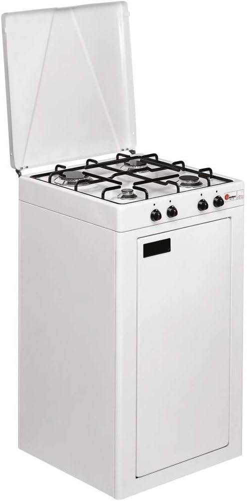 Parker 541CBGP Fornello Cucina a Gas Gpl (Bombola gas) 4 Fuochi con Mobile Portabombola