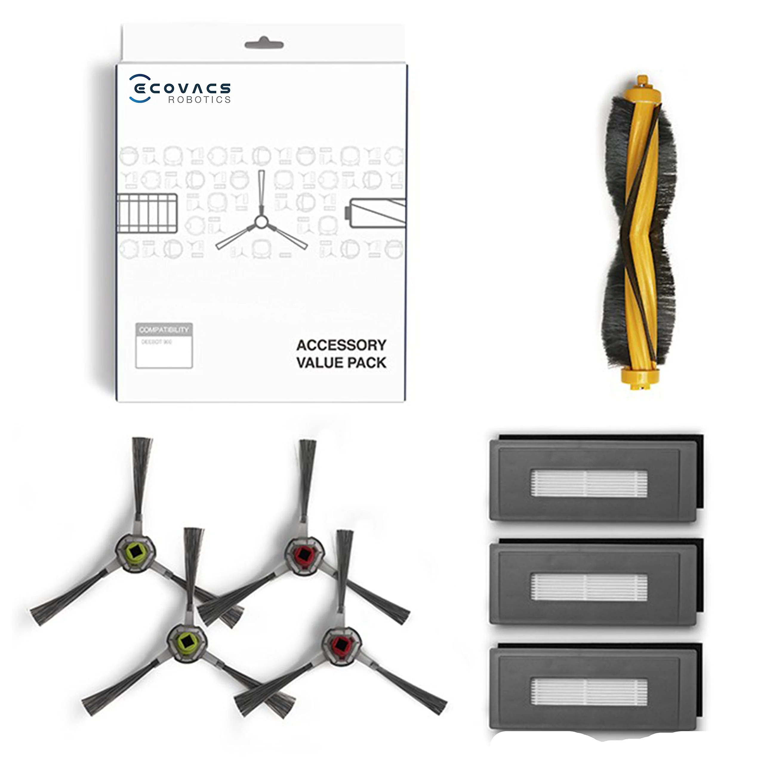 ECOVACS DEEBOT X8 PRO Omni Saugroboter mit Wischfunktion, OZMO Roller mit kontinuierliches Wischen & Selbstreinigung, 18.000 Pa, 12-in-1 Station, 40–75 °C Heißwasser-Moppreinigung, YIKO-GPT