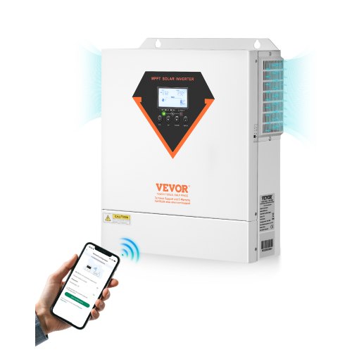 VEVOR Hybrid Solarwechselrichter 3500W 220/230V WiFi Eingebauter 100A MPPT Controller