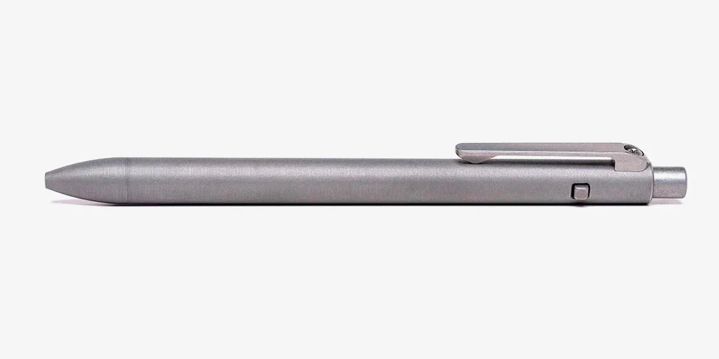 Tactile Turn - Stonewashed Titanium Side Click Pen Standard Width