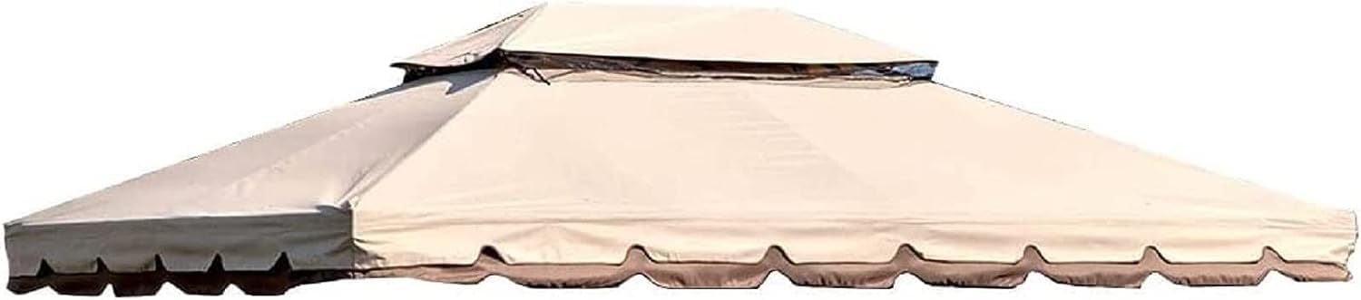 Megashopitalia - Telo di Ricambio Copertura per Gazebo da Giardino, Impermeabile, Antipioggia, Antivento, 3 x 4 m