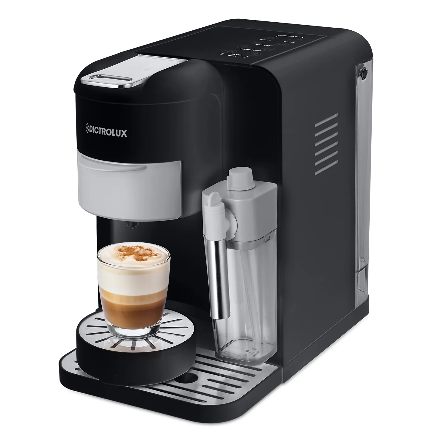 Macchina da caffè 3 in 1 Emily Express & milk 1350 Watt