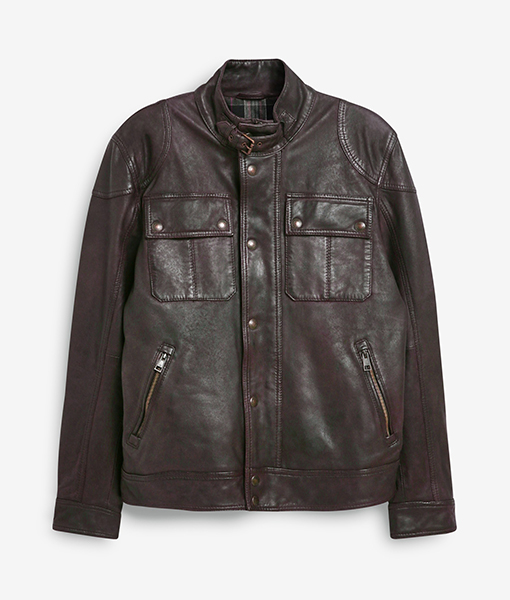 Albert  Brown Leather Jacket