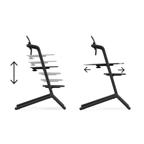 CYBEX Gold LEMO Seggiolone, Per Crescere Insieme a Voi, Da 3 a 99 Anni, Utilizzabile dalla Nascita con gli Attacchi Separati, Alluminio/Plastica, Stunning Black (Nero) : Prima infanzia