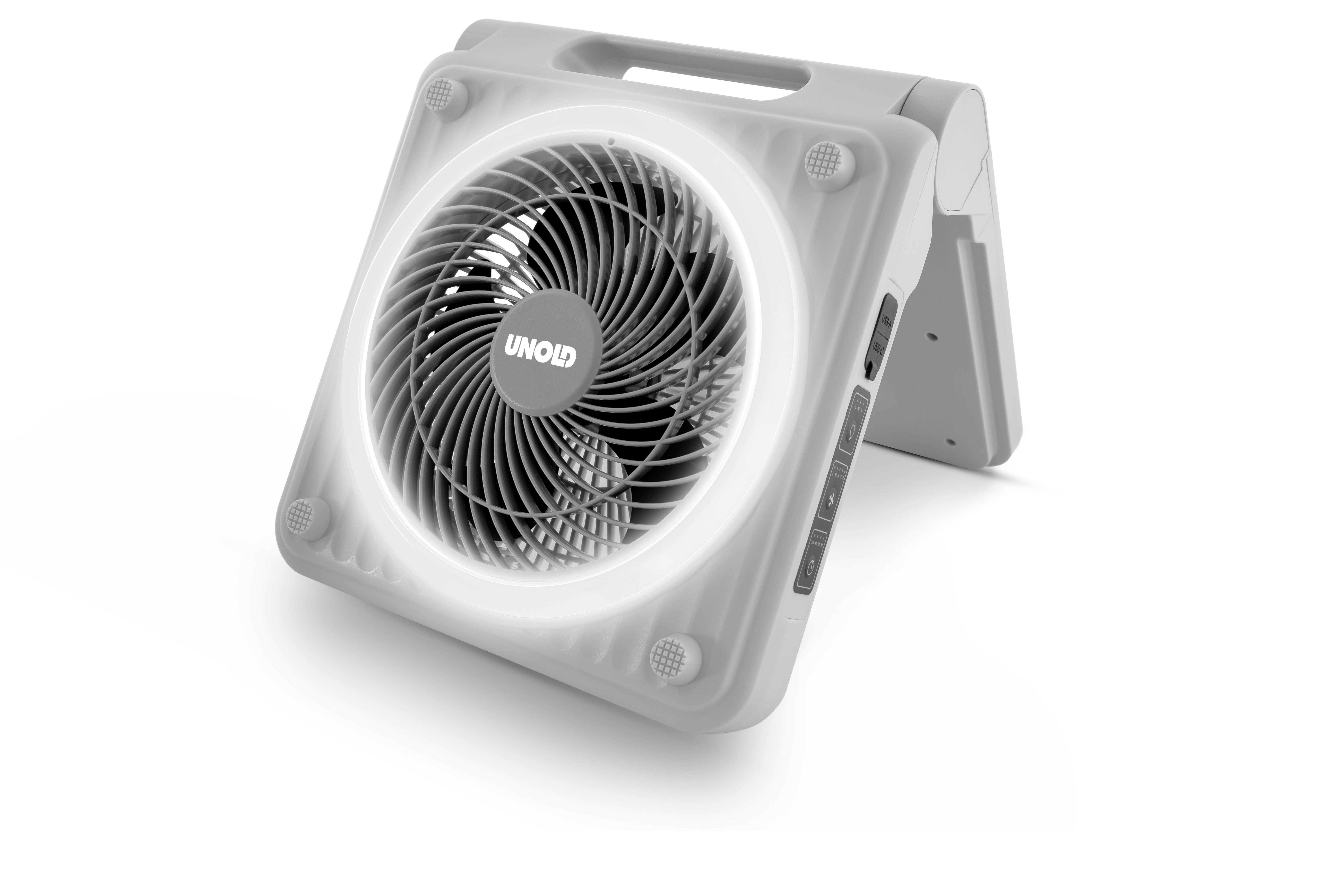Akku-Standventilator Solarventilator Camping