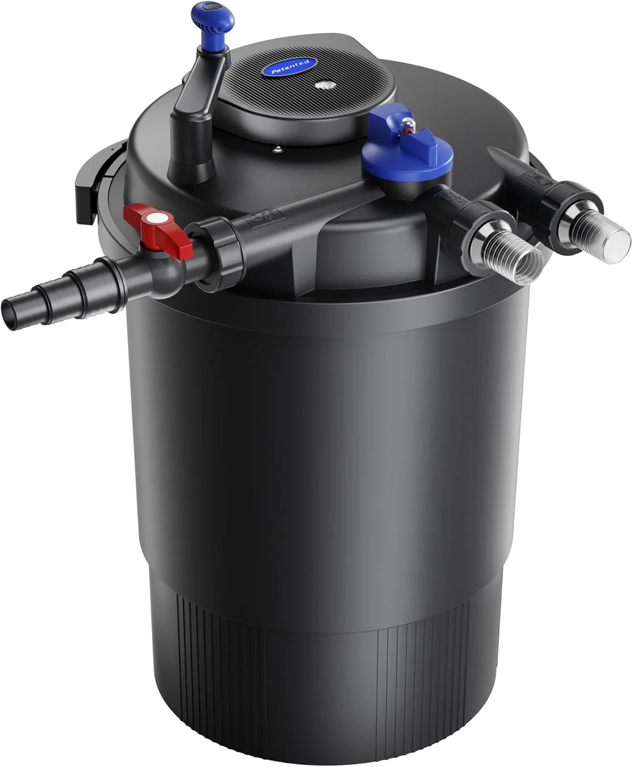 SunSun CPF-15000 drukfilter 10.000 l/u / 18 W UVC-eenheid, vijverdrukfilter voor vijvers tot 30.000 liter, vijverzuiveraar, filterinstallatie