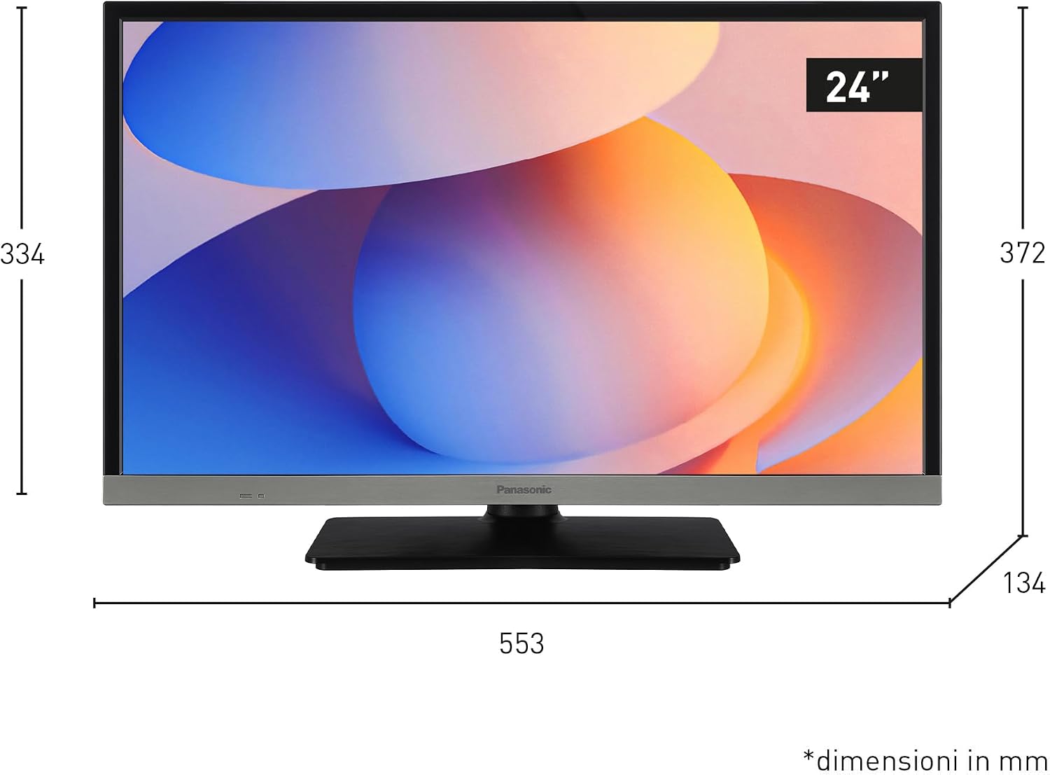 Panasonic TB-24S40AEZC, 24 pollici televisore LED HD, TiVo