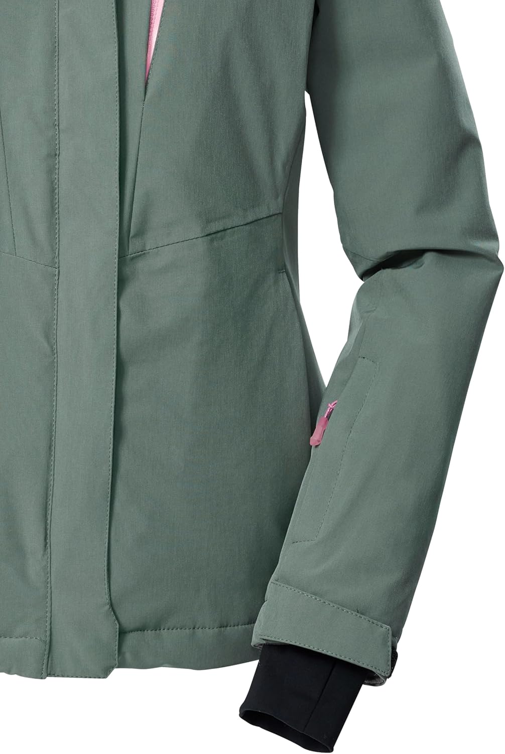 Killtec Damen Ksw 25 Wmn Ski Jckt Skijacke/Funktionsjacke mit abzippbarer Kapuze und Schneefang