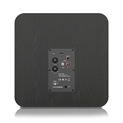 VULKKANO SUB8 Subwoofer Attivo da 8 Pollici, Frequenza 40Hz 250Hz : Amazon.it: Elettronica