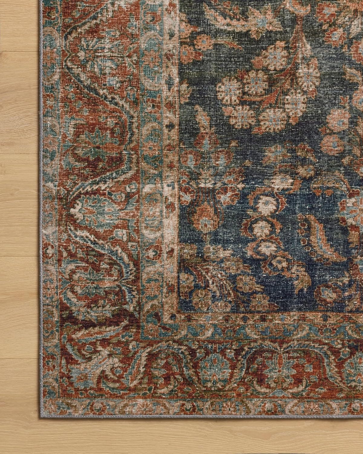 Loloi Chris Loves Julia Jules Collection JUL-10 Ocean/Spice 7'-6