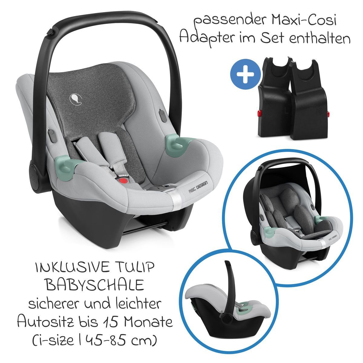 Kombi-Kinderwagen ABC Design S Three - Wheat