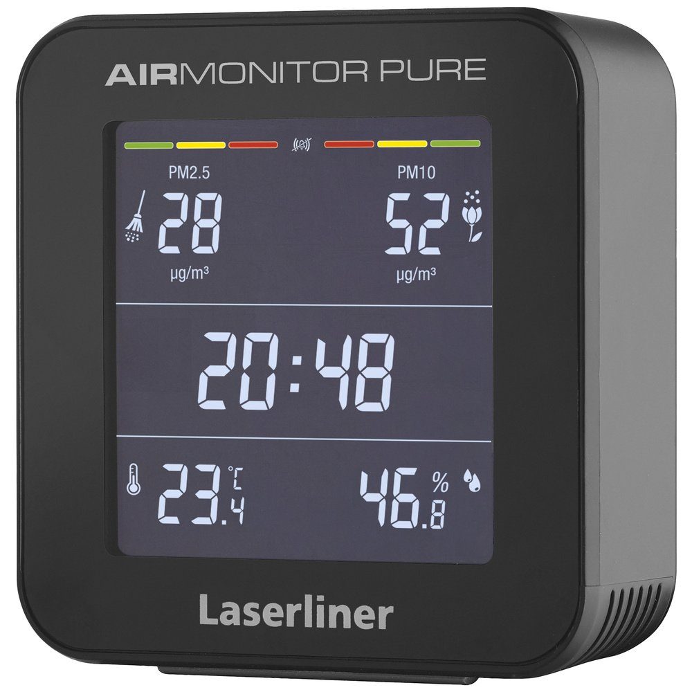 Klimamesser Feinstaub-Messgerät Laserliner AirMonitor Pure Feinstaub, Temperatur