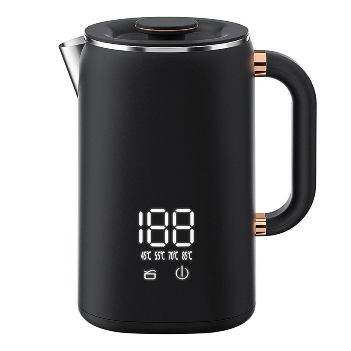 Wasserkocher Wasserkocher Edelstahl 1,7 Liter mit Thermostat 45-100℃