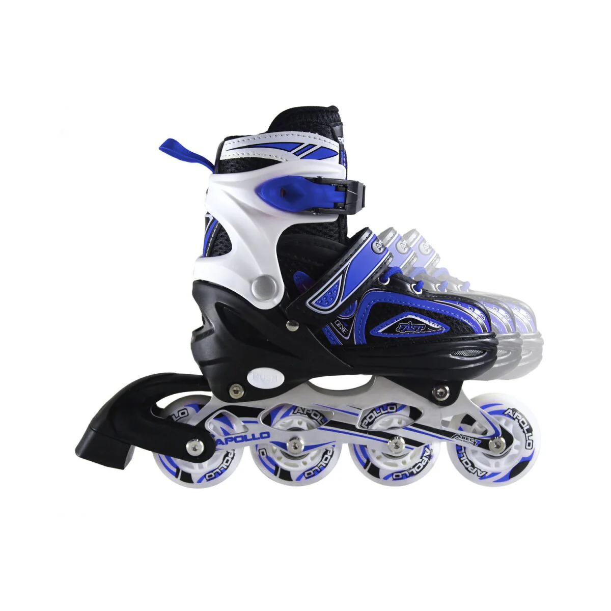 Apollo Kinder Inline Skates ?Super Blades X Pro?, verstelbaar, L 39-42, blauw - B-keus zeer goed