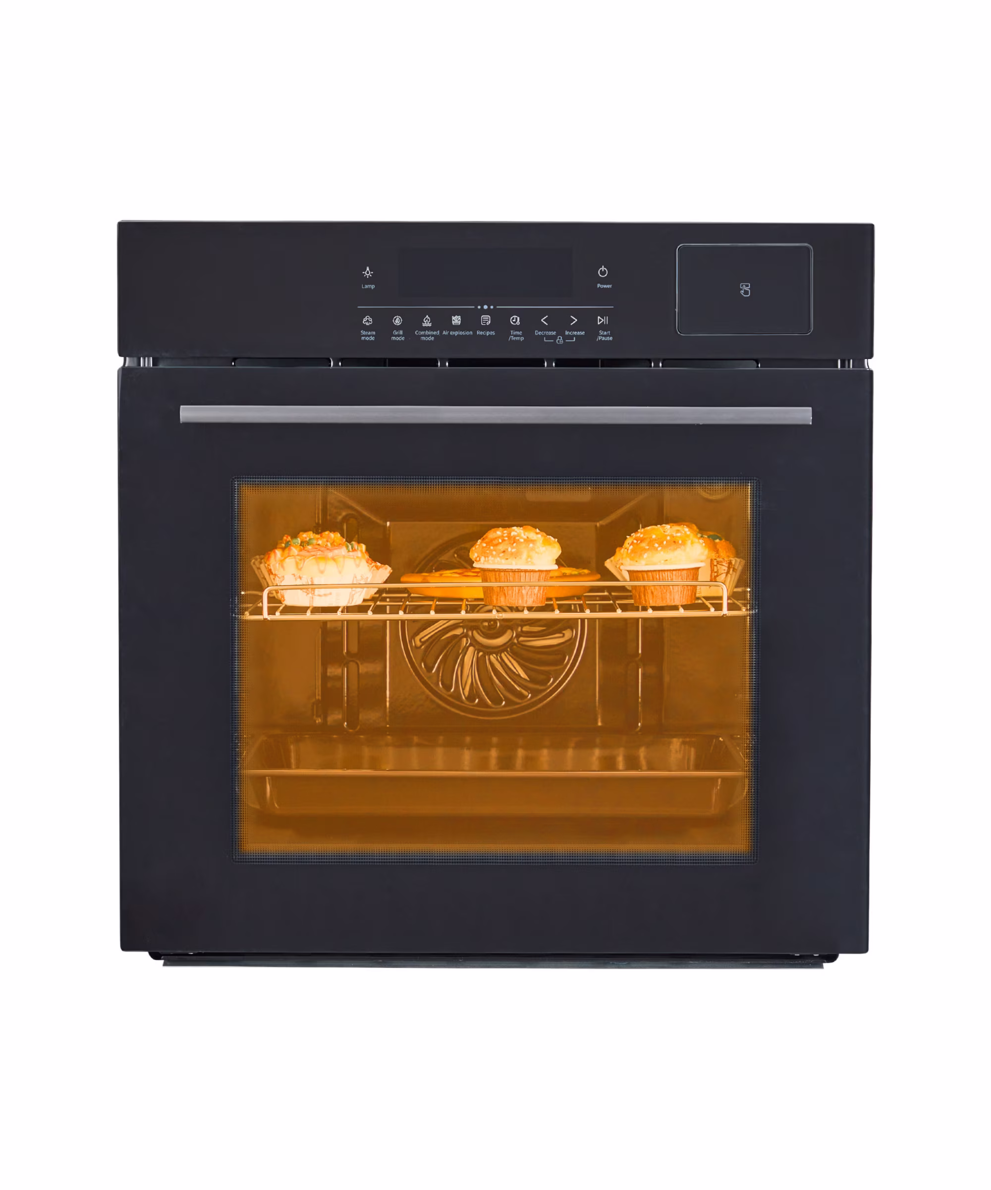 OYang 24" Electric Single Wall Oven, 2.5Cu.ft , 70L Electric Convection Oven, with Air Frying Function , 8 Baking Modes