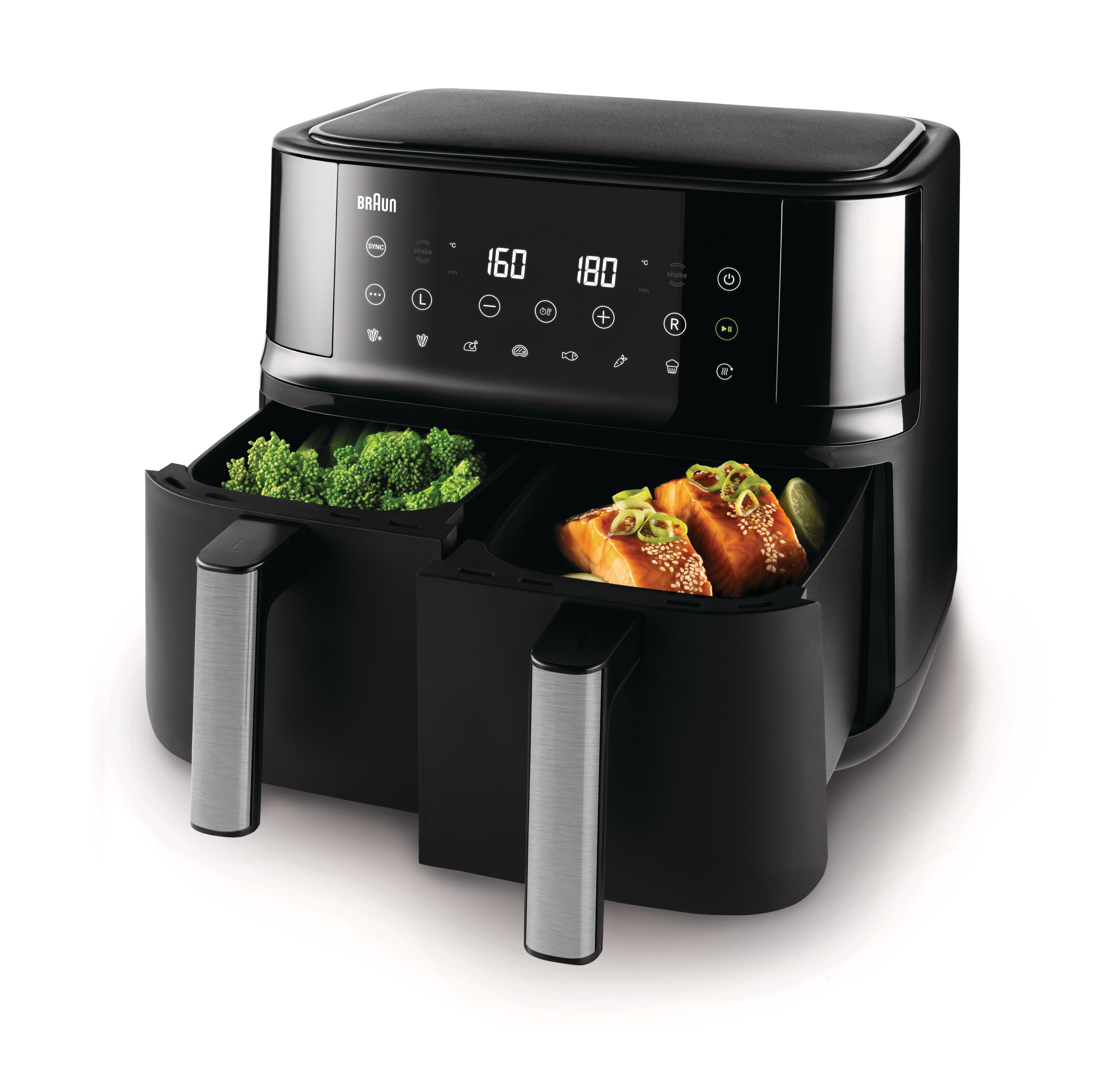Heißluftfritteuse TwinCook TD 3030I BK