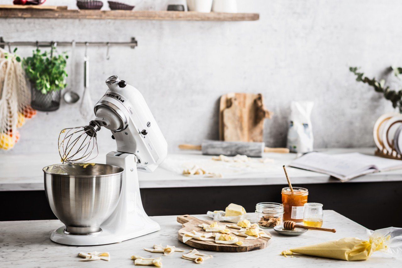 Küchenmaschine KitchenAid 4,3 L 5K45SS Classic Küchenmaschine Set 3