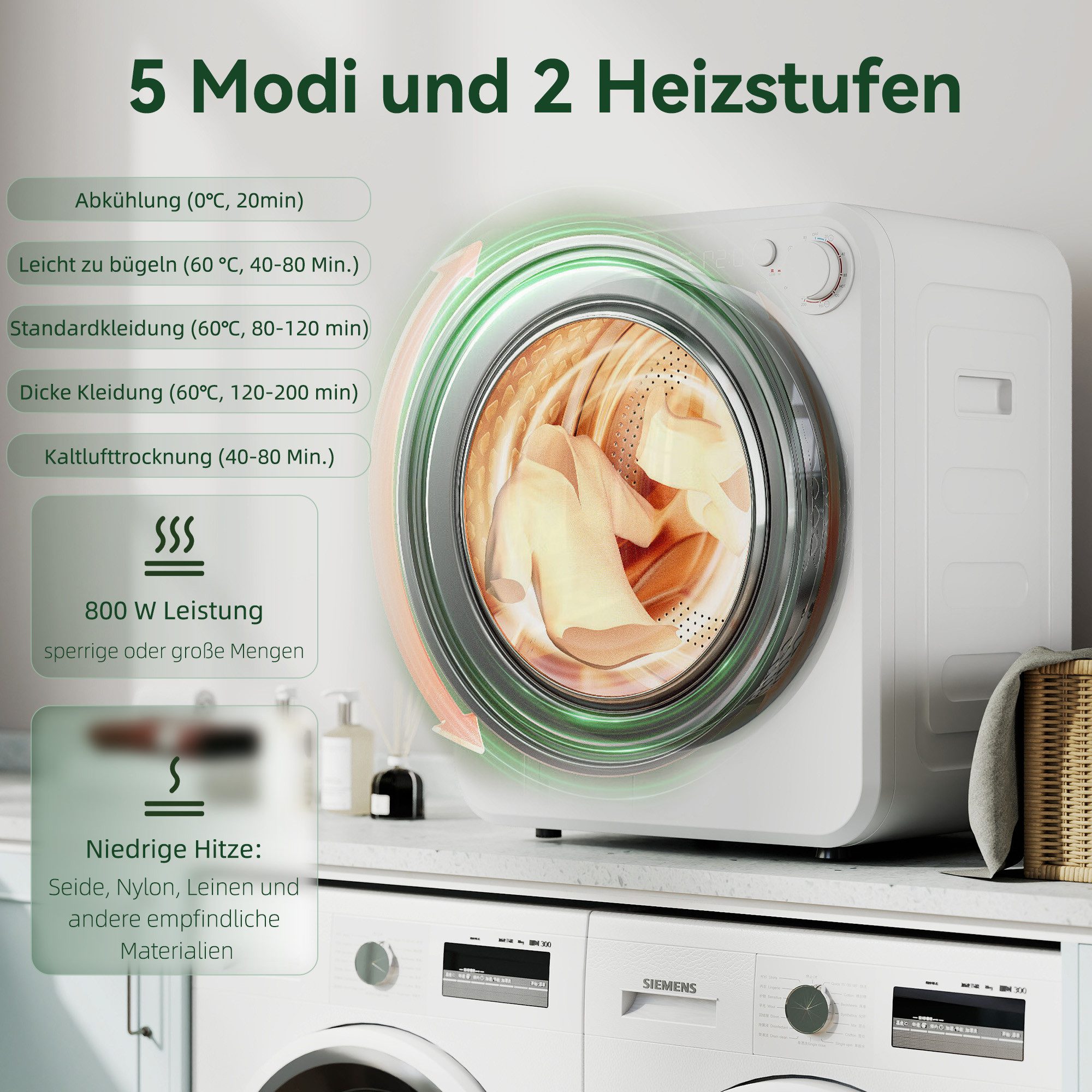 Waschtrockner B61-018V90WT