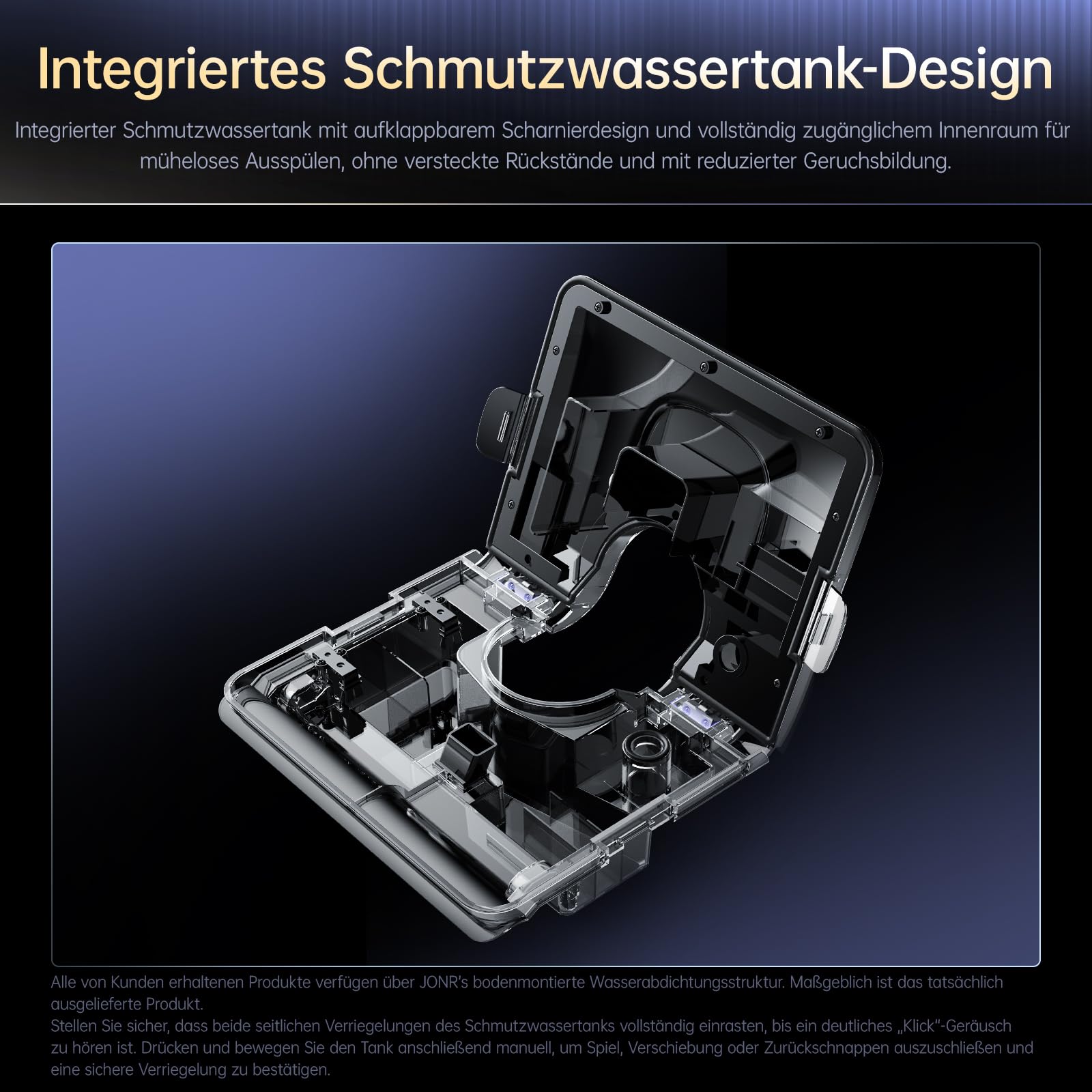 Nass-Trockensauger H2 Pro mit 20 kPa Saugkraft, 1,5 L Tank und Heißwasser-Selbstreinigung
