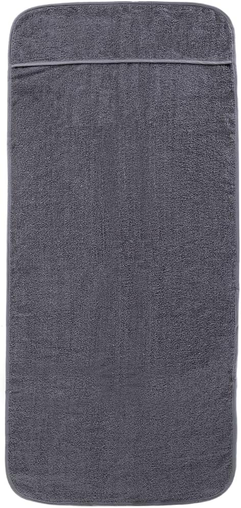 Furniture Select Strandtücher 4 Stück anthrazit 60x135 cm Stoff 400 GSM