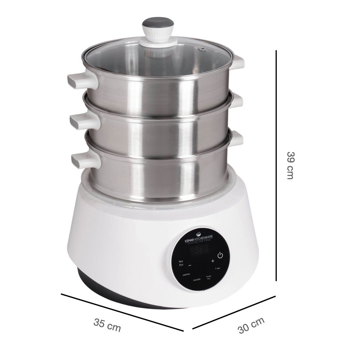 4-in-1-Dampfgarer KFS-3000