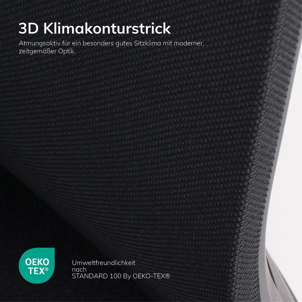 Sedia da ufficio ergonomica con schienale a rete Agilis Matrix MT13 | Colore Nero