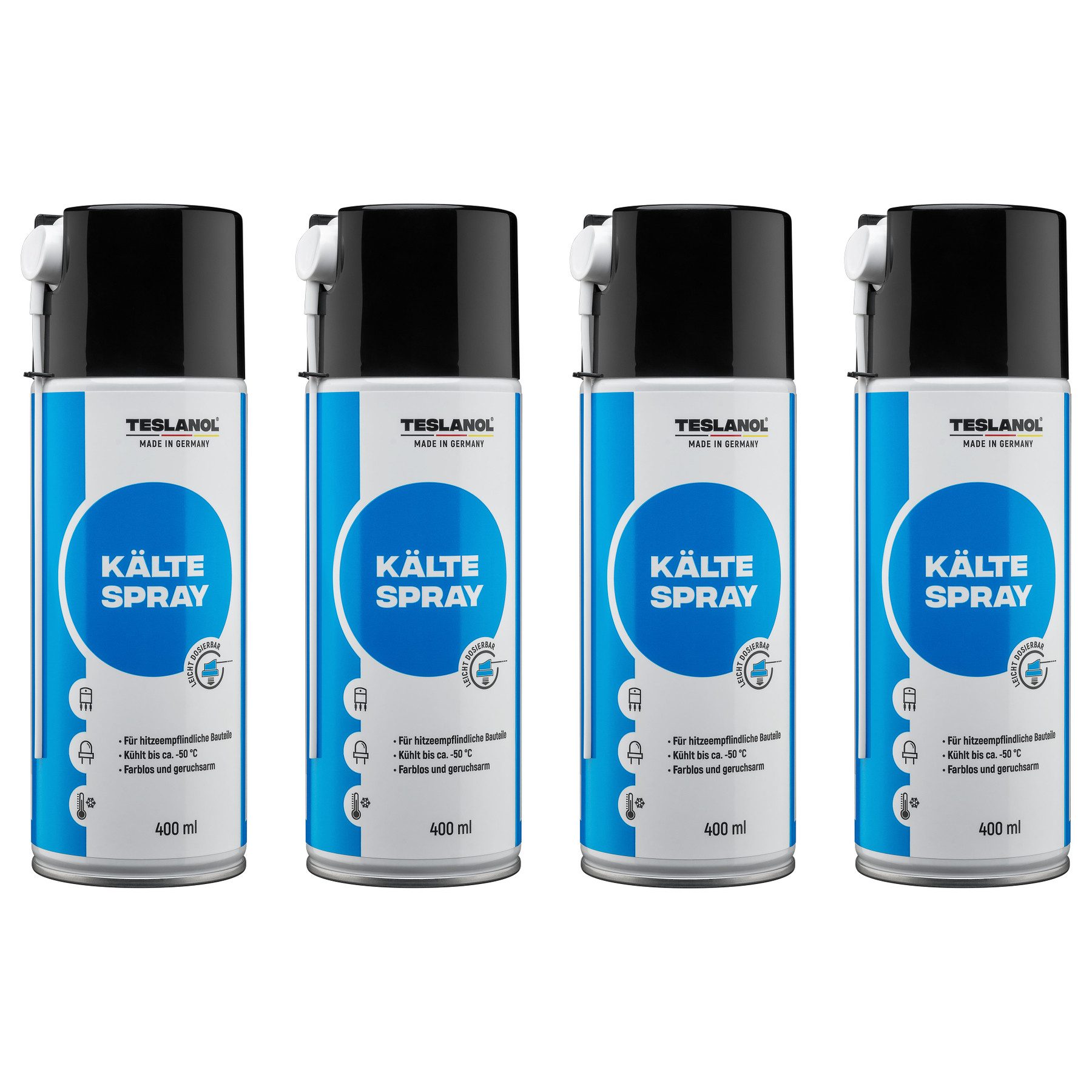 Kältemittel TESLANOL 26034 Kältespray T71, 400 ml, 4 Stück